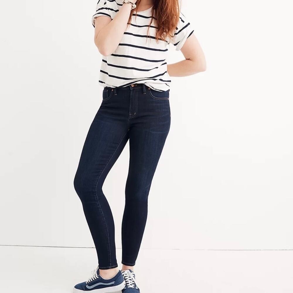 Madewell 9” high riser skinny skinny jeans size 25